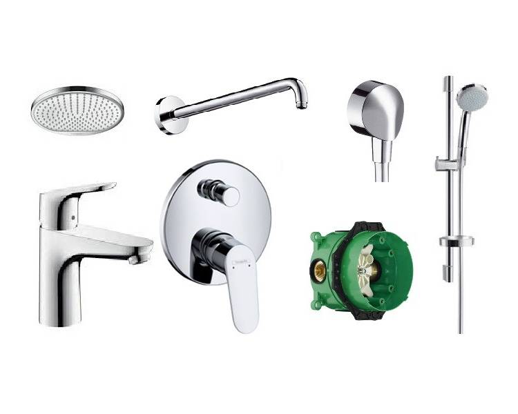 Набор смесителей скрытого монтажа Hansgrohe Focus