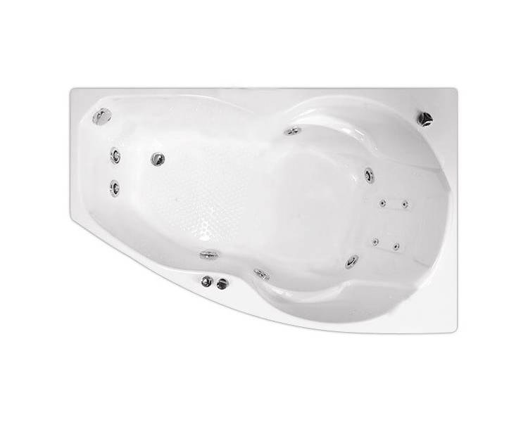 Гідромасажна ванна Тритон Breeze 150*96 зліва