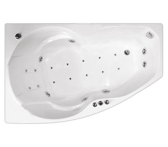 Гідромасажна ванна Тритон Breeze 150*96 праворуч