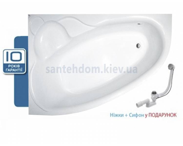 Акриловая ванна Koller Pool Nadine 170х100 L/R