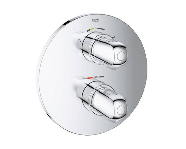 Grohtherm 1000 Термостат для ванны со встроенным переключателем на 2 полож., скрыт. монтаж,хром 