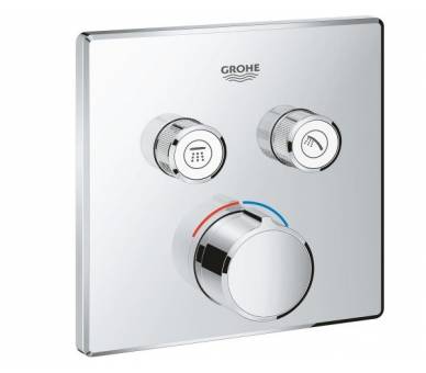 SmartControl Смеситель для душа, внешняя часть, на 2 выхода, хром 