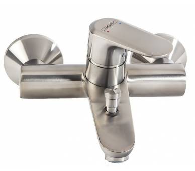 Planis Steel Optic Смеситель для ванны, однорычажный 