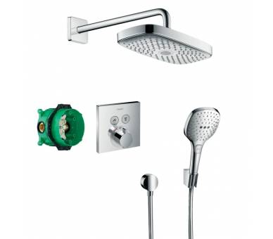 Raindance Select E/ShowerSelect Душевой набор (верхний, ручной душ, ibox, термостат) 