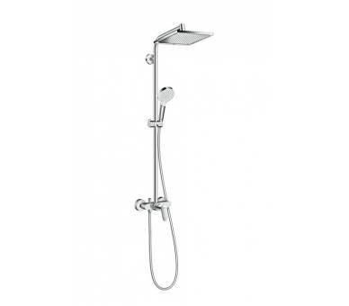 Душова система Crometta E 240 1jet Shower Shower з одноважільним краном, хромована
