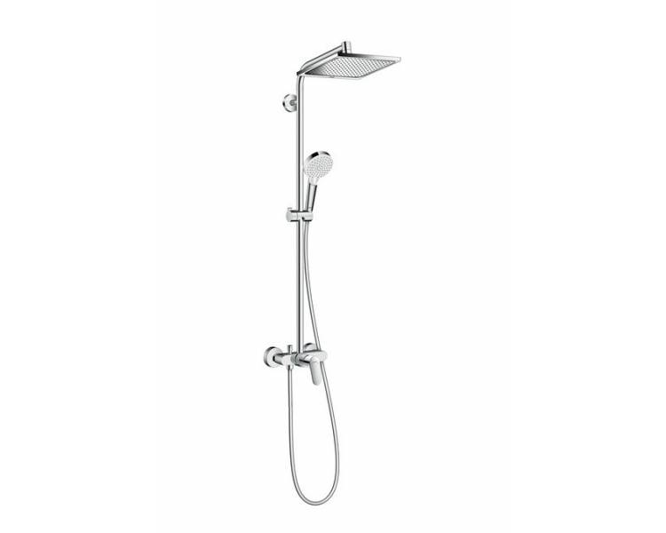Crometta E 240 1jet Showerpipe Душевая система с однорычажным смесителем, хром 