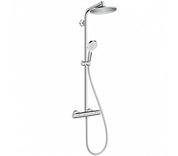 Crometta S 240 1jet Showerpipe Душевая система c термостатом, хром 