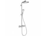 Душова система Crometta S 240 1jet Shower з терморегулятором, хромована