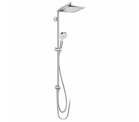 Crometta E 240 1jet Showerpipe Reno Душевая система EcoSmart 9 л / мин, хром 