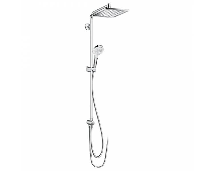 Crometta E 240 1jet Showerpipe Reno Душевая система EcoSmart 9 л / мин, хром 