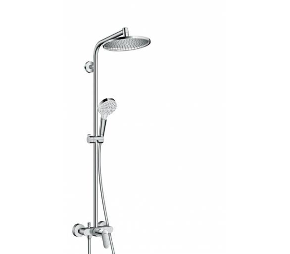 Crometta S 240 1jet Showerpipe Душевая система с однорычажным смесителем, хром 