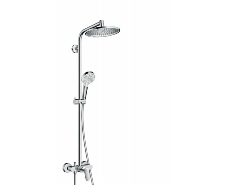 Crometta S 240 1jet Showerpipe Душевая система с однорычажным смесителем, хром 