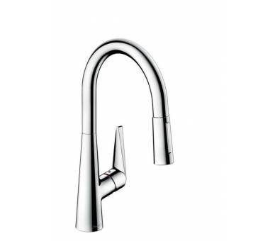 Кран Talis S Kitchen 160, одинарний, з висувною душовою кабіною, хромований