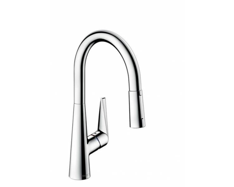 Кран Talis S Kitchen 160, одинарний, з висувною душовою кабіною, хромований