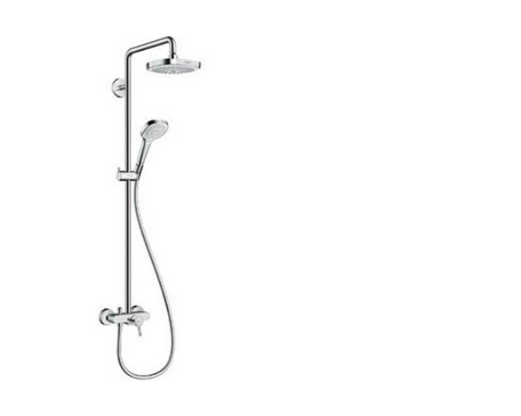 Croma Select E 180 2jet Showerpipe Душевая система, цв белый хром 