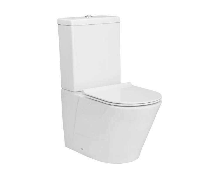 NEMO Компакт напольный 71x36x85см гор. выпуск, нижний подвод,бачок 3/6л, сиденье твердое Slim slow-closing