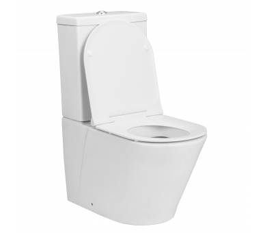 NEMO Компактна підлога стоїть 71*36*85см гір. розетка, нижній лайнер, бак 3/6л, суцільне сидіння Slim повільного закриття