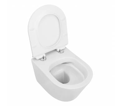NEMO Rimless підвісний унітаз 52*36*39см, суцільне сидіння Slim slow-closing