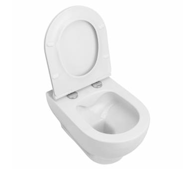 OLIVA Rimless унитаз 525*365*400мм подвесной в комплекте с сидением Slim slow-closing 