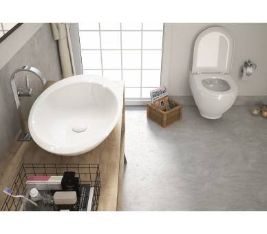 OLIVA Rimless унитаз 525*365*400мм подвесной в комплекте с сидением Slim slow-closing 