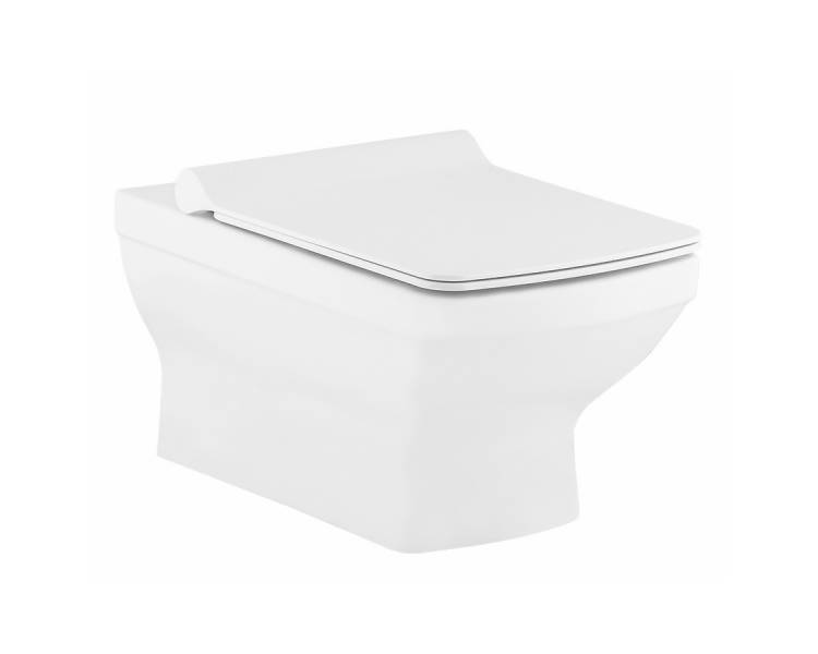LARIOS Унитаз 520*360*400мм подвесной, сиденье твердое Slim slow-closing