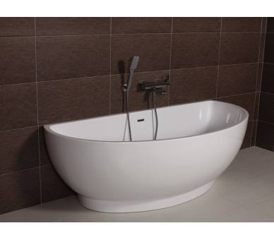 Окремо стоїть акрилова ванна AW420 175*80 з сифоном