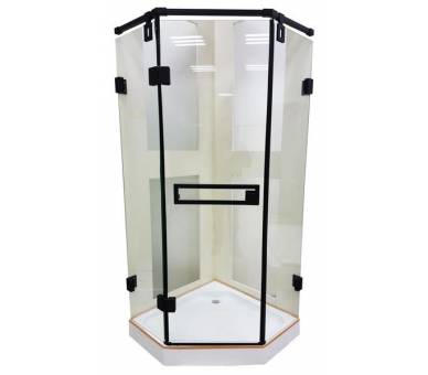 Душевая кабина VERONIS KN-10-90 BLACK 90х90 с поддоном