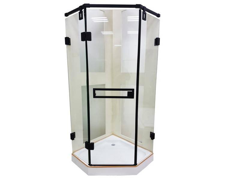 Душевая кабина VERONIS KN-10-90 BLACK 90х90 с поддоном