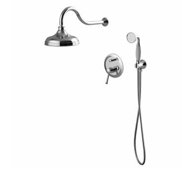 PODZIMA LEDOVE Flush Mount Shower Kit (суміш, встановлена на врівень, верхня душова кабіна, ручна душова кабіна)