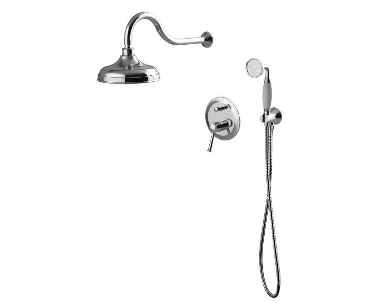 PODZIMA LEDOVE Flush Mount Shower Kit (суміш, встановлена на врівень, верхня душова кабіна, ручна душова кабіна)
