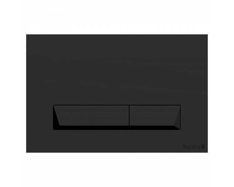 PAN Laska Black Soft Touch клавиша смыва 