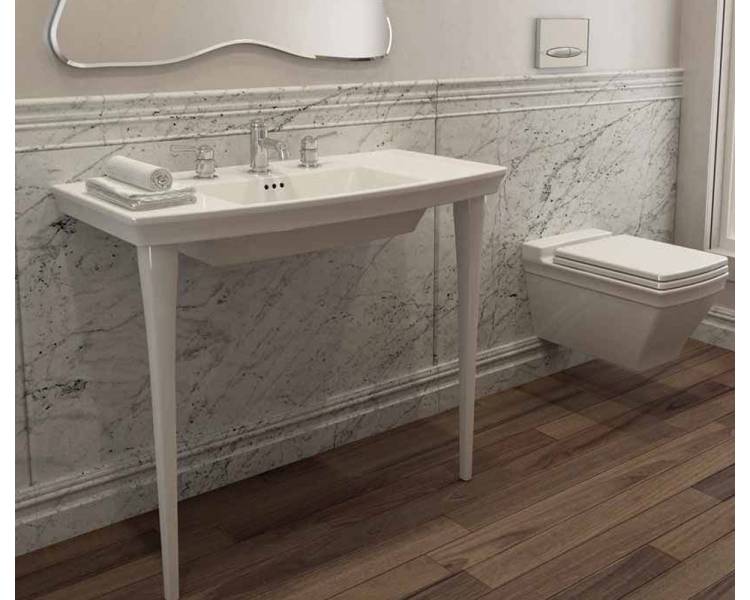Умывальник Classico LAVITA 100х50 глянец. белый + 2 ноги 