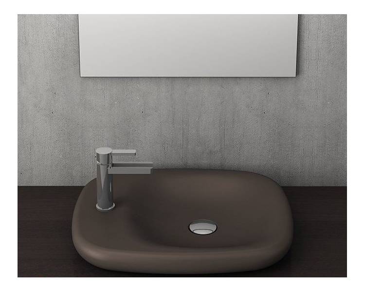 Умивальник FENICE 54х45 мат. коричневий