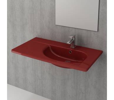 Умивальник TAORMINA ARCH 85х45 глянець. червоний