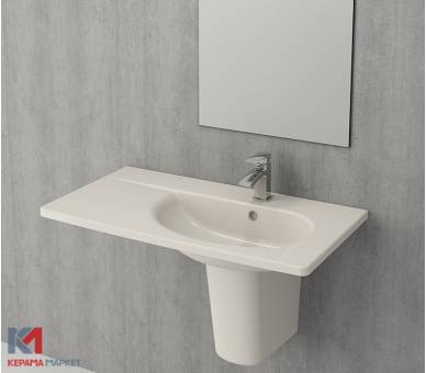 Умивальник TAORMINA ARCH 85х45 мат. Ванілі