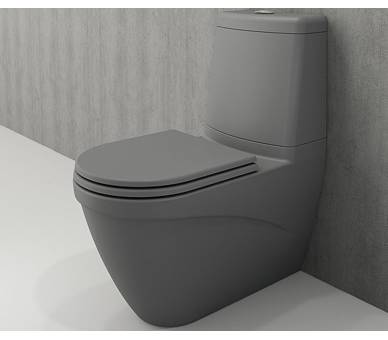 Туалет-комп. Зовнішня TAORMINA ARCH 3/6L Mat.Sir + світлодіодний Durop