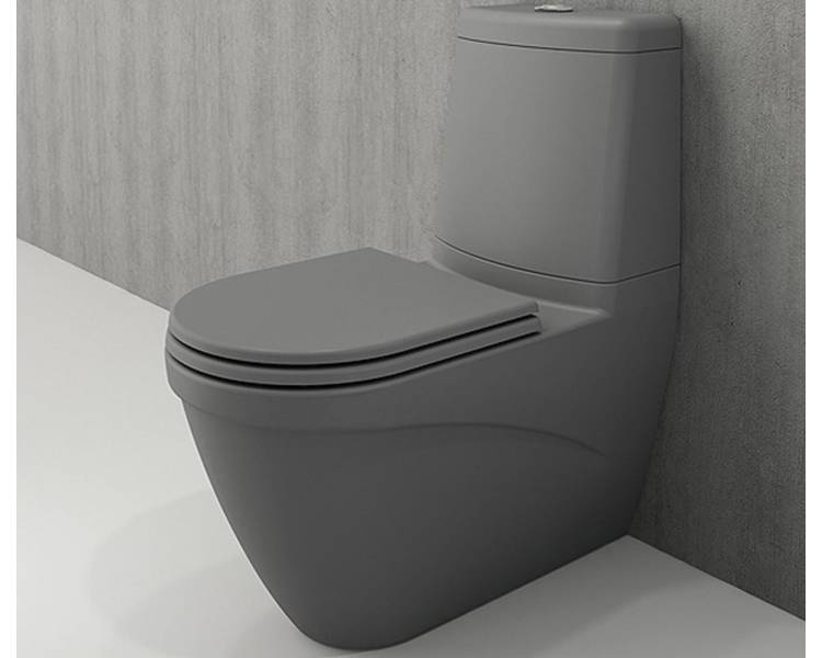 Туалет-комп. Зовнішня TAORMINA ARCH 3/6L Mat.Sir + світлодіодний Durop
