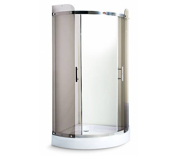 Душова кабіна MIRACLE TS 3014 100х100 чайне скло