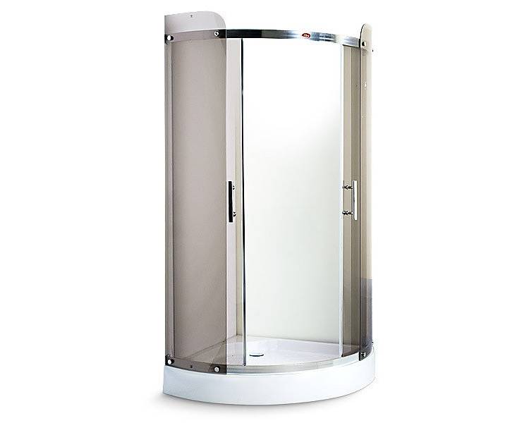 Душевая кабина MIRACLE TS 3014 100х100 чайное стекло