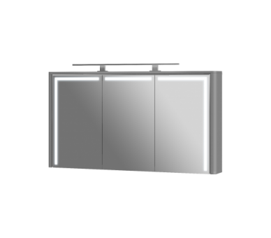 Шафа дзеркальна BOTTICELLI LEVANTO LvM-128 сірого кольору