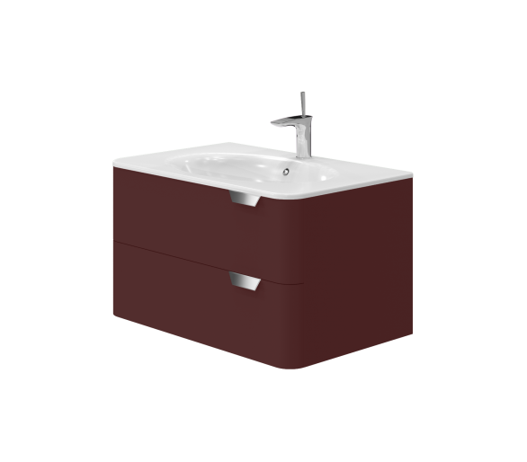 Кабінет Vlt-80 бордового кольору