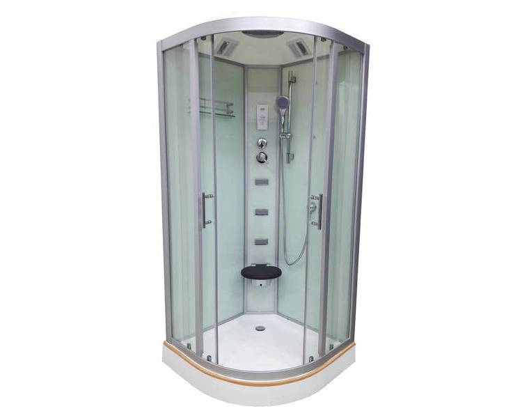 Душевой бокс VERONIS BN-5-90 XL передние стекла матовые 90х90х220
