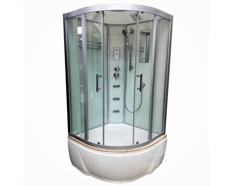Гидромассажный бокс VERONIS BV-5-100 XL матовое стекло100х100х215