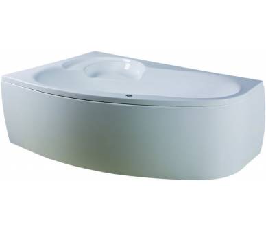 Ванна акриловая AM PM Bliss 160x105 см левосторонняя