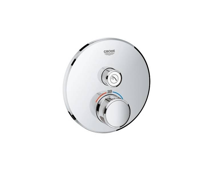 SmartControl Смеситель для душа, внешняя часть, на 1 выход, хром 