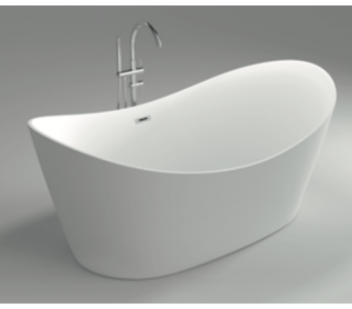 Отдельностоящая акриловая ванна DUSEL DU-104 Siena 180*80