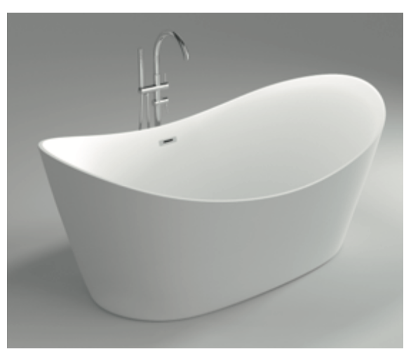 Отдельностоящая акриловая ванна DUSEL DU-104 Siena 180*80