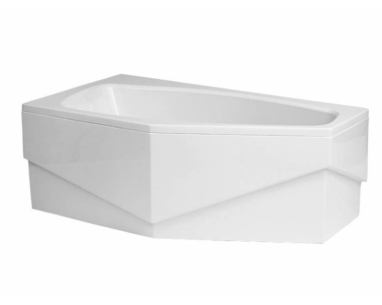 Акриловая ванна Polimat Marika 140x80 асимметричная левая
