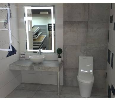 Зеркало для ванной Livo 100x80 см с подсветкой