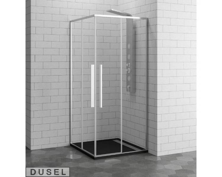 Душова кабіна Dusel DL194 Chrome 90x90x190 см